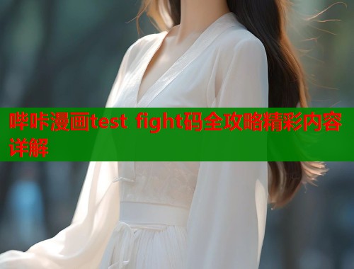哔咔漫画test fight码全攻略精彩内容详解